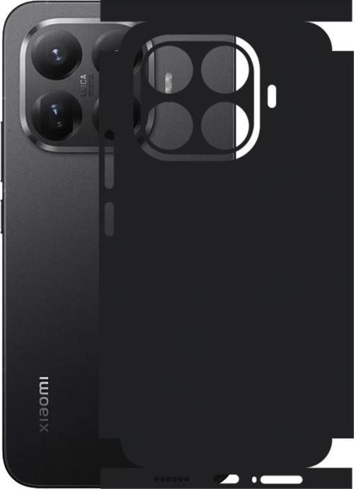 Xiaomi 15T Pro ile Uyumlu 360 Arka Kaplama Mat Siyah