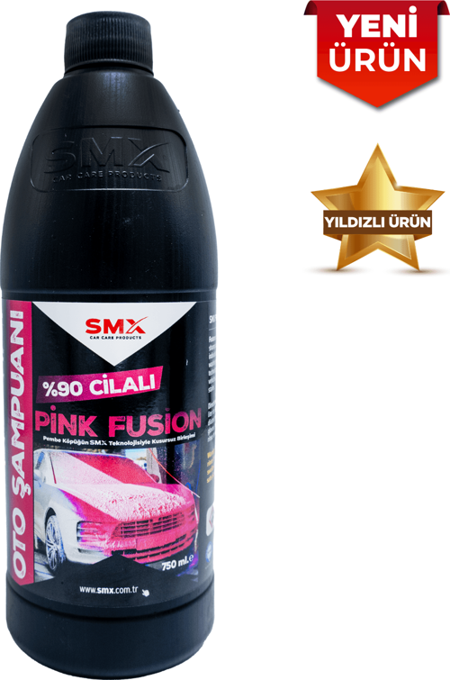 %90 cilalı Pink Fusion Oto Şampuanı 750 ml