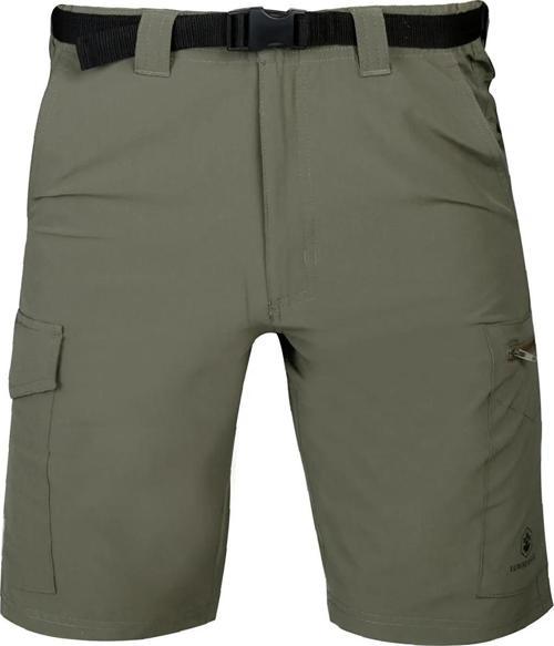 Regular Fit Normal Bel Kemer Detaylı Erkek Şort 20SN521 5FX HAKİ