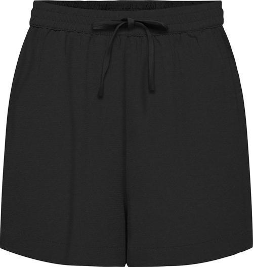 Onljakiri Keten Karışımlı Comfort Fit Belden Bağlamalı Bayan Short 15346498 SİYAH