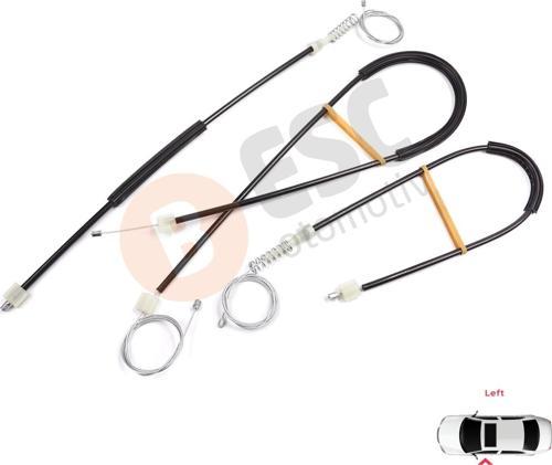 Ford F-Max Truck H625 2018-On 910649101 için Sol Kapı Cam Kriko Tamir Seti