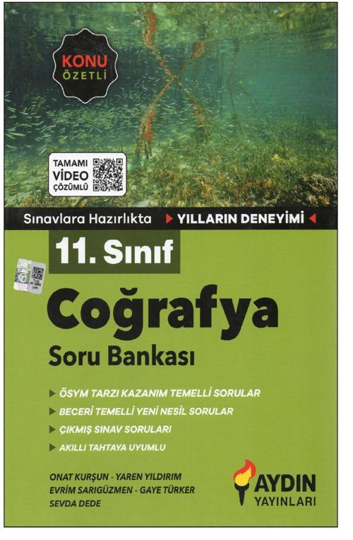 Aydın 11. Sınıf Coğrafya Soru Bankası