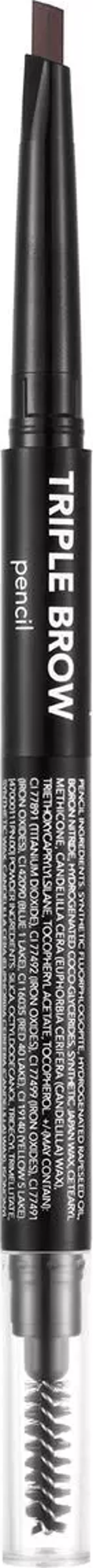 Triple Brow Kaş Pudrası ve Fırça İçeren Kaş Kalemi 002 Auburn