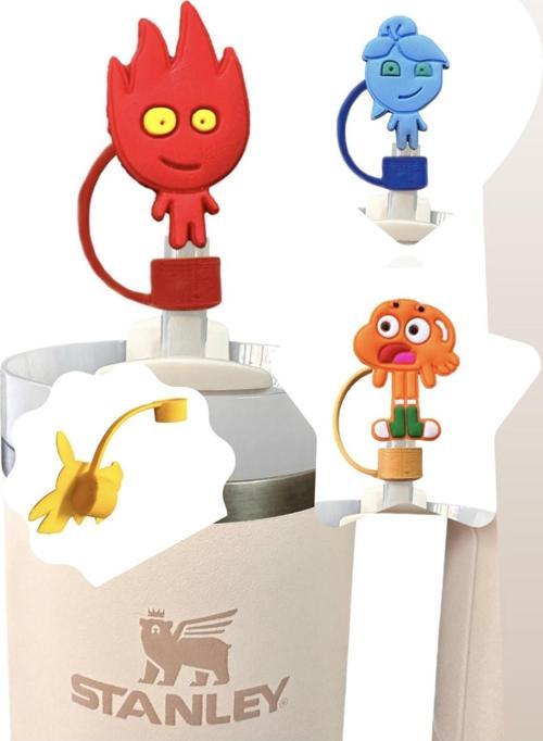 Termos Uyumlu 3 Adet (10Mm) Toz Geçirmez Su Ve Ateş Darwin Gumbell Quencher Pipet Tıpası Kapağı