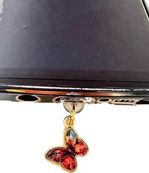 Lightning (Iphone Girişli Şarj Yeri) ) Telefon Şarj Koruma Aksesuarı / Tozluk / Toz Tıpası / Charm