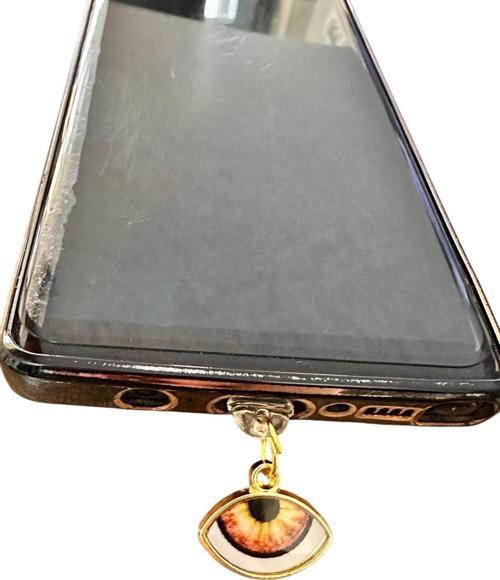 Lightning (Iphone Girişli Şarj Yeri) Telefon Şarj Koruma Aksesuarı / Tozluk / Toz Tıpası / Charm