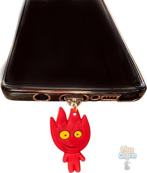 Lightning (Iphone Girişli Şarj Yeri) Telefon Şarj Koruma Aksesuarı / Toz Tıpası / Charm Su Ve Ateş