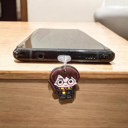 Lightning (Iphone Girişli Şarj Yeri) Telefon Şarj Koruma Aksesuarı / Toz Tıpası / Charm Harry Poter