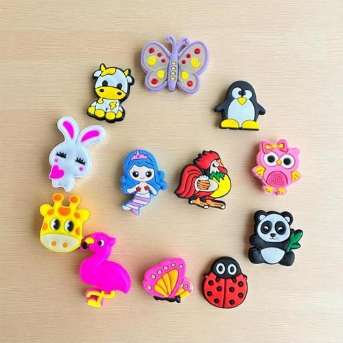 Jibbitz Terlik Süsü Karışık 12 Adet Hayvanlar