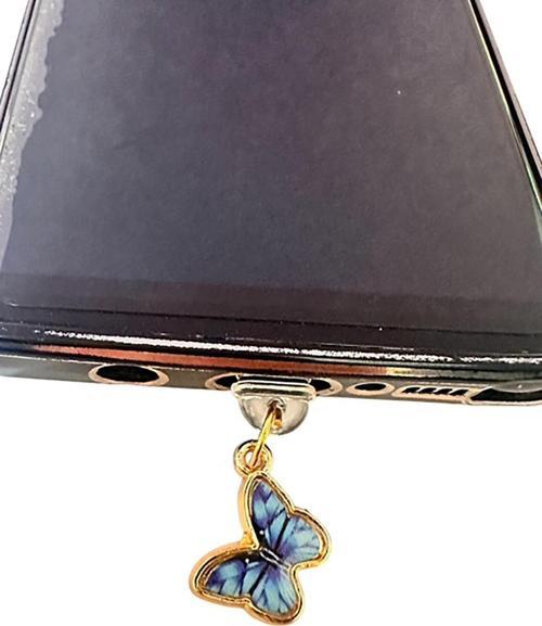 Lightning (Iphone Girişli Şarj Yeri) Telefon Şarj Koruma Aksesuarı / Tozluk / Toz Tıpası / Charm