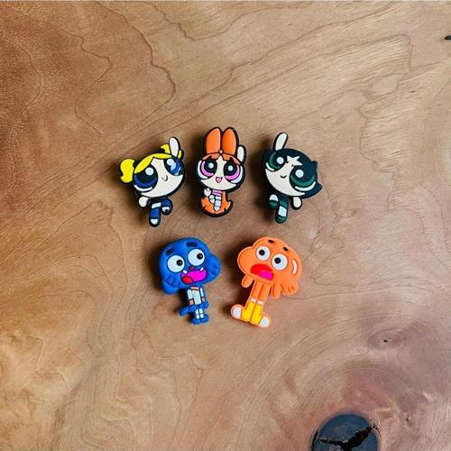 Jibbitz Terlik Süsü Powerpuff Girls Ve Gumball 5 Li Set