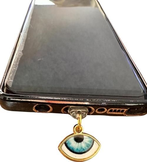 (Iphone Girişli Şarj Yeri) Uyumlu Telefon Şarj Koruma Aksesuarı / Tozluk / Toz Tıpası / Charm