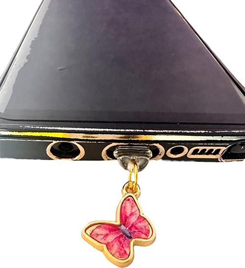 Lightning (Iphone Girişli Şarj Yeri) Telefon Şarj Koruma Aksesuarı / Tozluk / Toz Tıpası / Charm