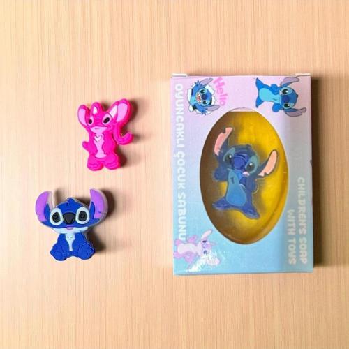 Jibbitz Terlik Süsü 2 Adet Ve Stitch Oyuncaklı Sabun