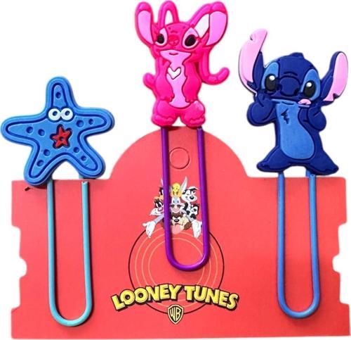 Stitch Kitap Ayracı / Ataç 3 Lü Set