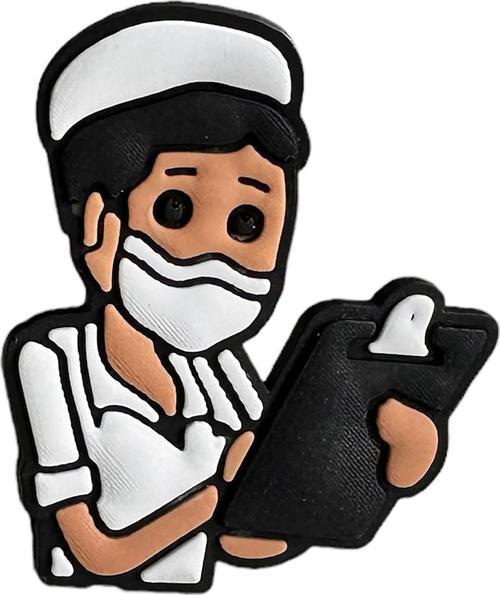 Terlik Süsü Jibbitz B1755 Hastane Konsepti Hemşire Figürü