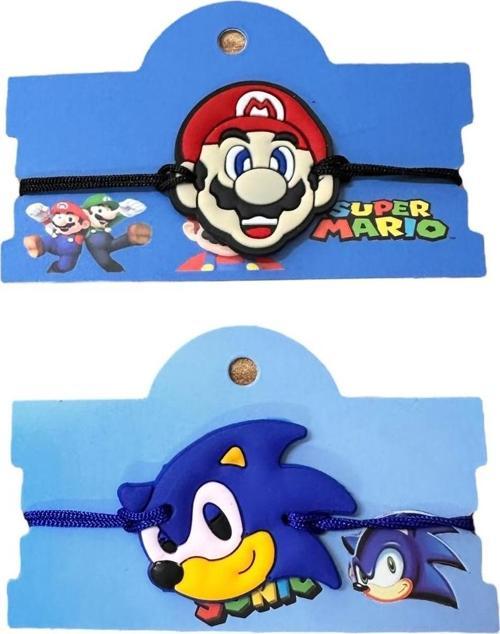 Kartlı Çocuk Bileklik 2 Li Set (Ayarlanabilir Örgü İp)