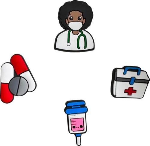 Terlik Süsü Jibbitz Hastane Konsepti 4 Lü Set 2