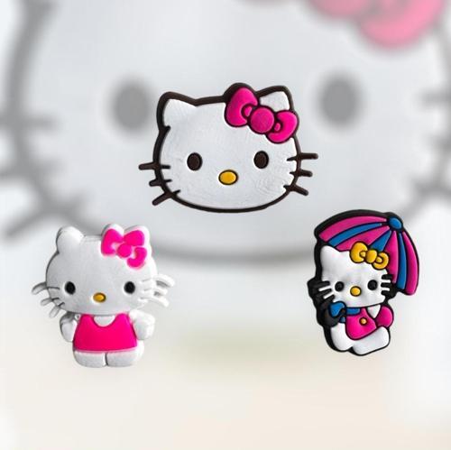 Terlik Süsü Jibbitz Hello Kitty 3 Lü Set