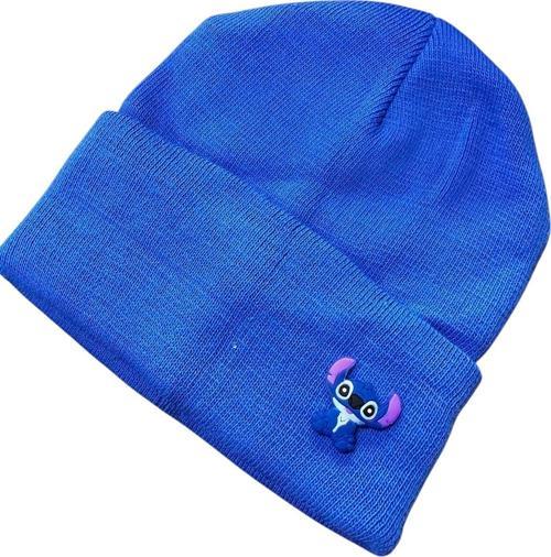 Stitch Figürlü Bere Standart Boy Çocuk Yetişkin Uyumlu
