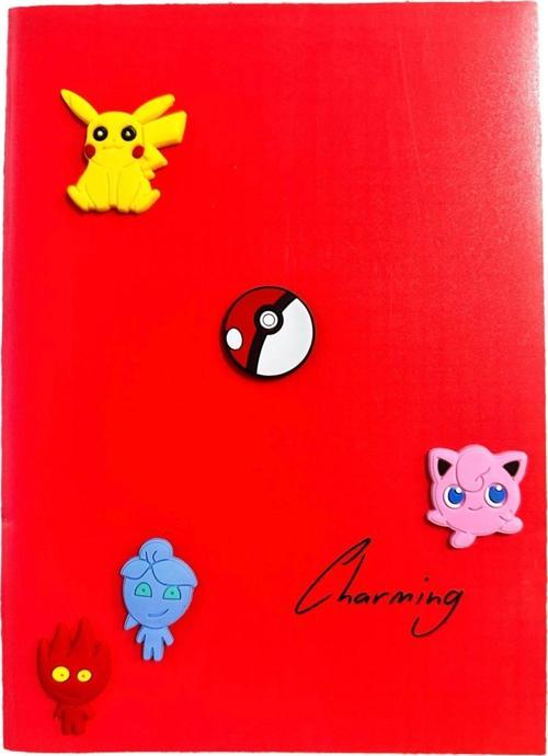 3D Sticker / Etiket 5 Li Set Kitap, Defter, Telefon İçin Çift Taraflı Banlı İz Yapmaz