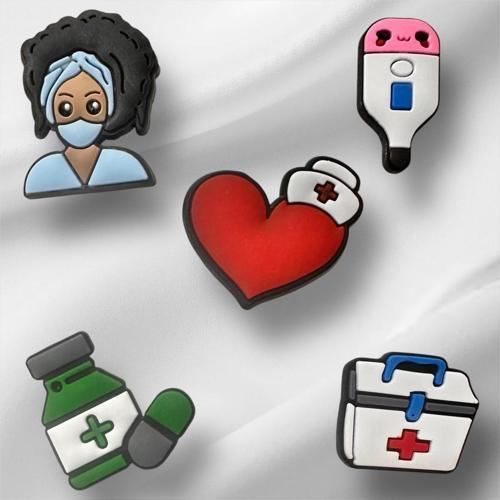 Terlik Süsü Jibbitz Hastane Konsepti 5 Li Set