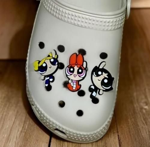 Terlik Süsü Jibbitz Powerpuff Girls 3 Lü Set