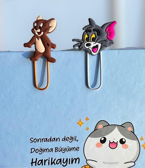 3D Kitap Ayracı / Ataç K031 2 Li Set