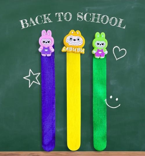 Labubu Kitap Ayracı 3 Lü Set