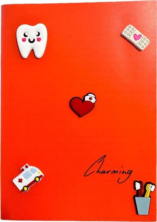 3D Sticker / Etiket 5 Li Set Kitap, Defter, Telefon İçin Çift Taraflı Banlı İz Yapmaz