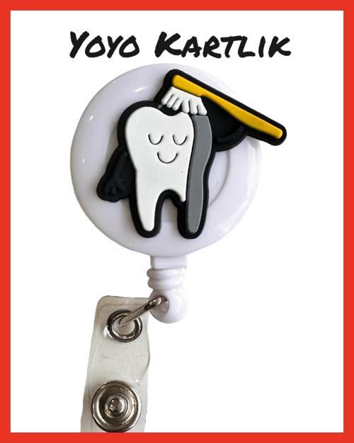 Yoyo Yaka Kartlığı / Kartlık Figürlü Y006 Hastane Konsepti Diş - Diş Fırçası
