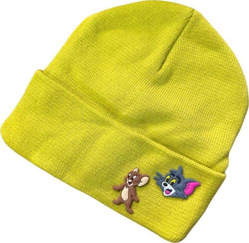 Tom Ve Jerry Figürlü Bere Standart Boy Çocuk Yetişkin Uyumlu