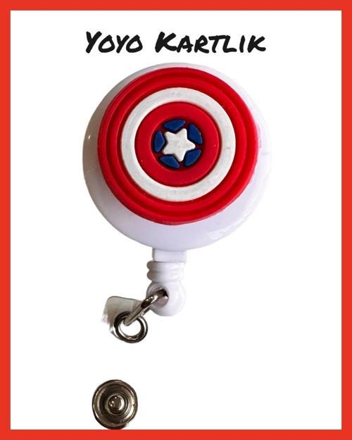 Yoyo Yaka Kartlığı / Kartlık Figürlü Y040 Kaptan Amerika