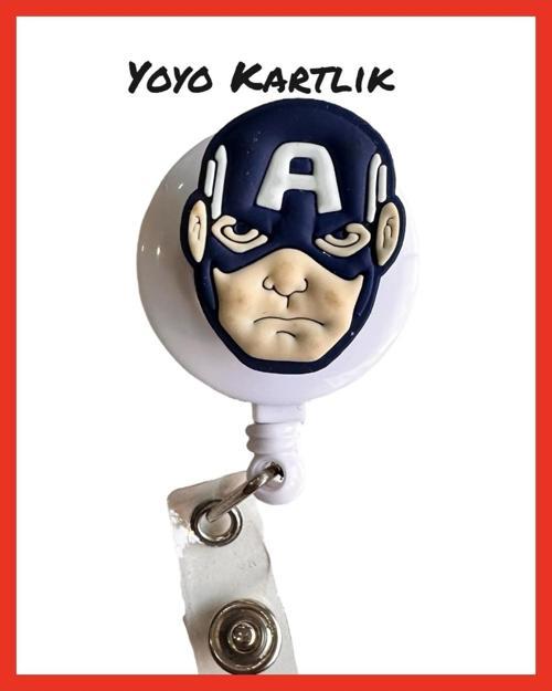 Yoyo Yaka Kartlığı / Kartlık Figürlü Y068 Kaptan Amerika