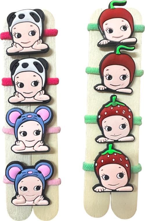 Sonny Angel Figürlü Lastik Toka 8 Li Set