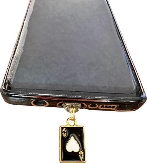 Lightning (Iphone Girişli Şarj Yeri) Telefon Şarj Koruma Aksesuarı / Tozluk / Toz Tıpası / Charm