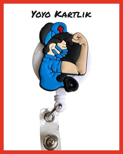 Yoyo Yaka Kartlığı / Kartlık Figürlü Y026 Hastane Konsepti Teknisyen / Paramedik