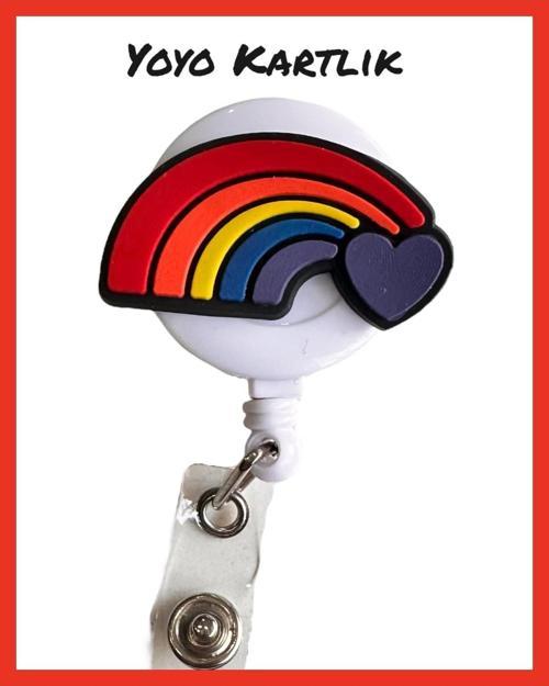 Yoyo Yaka Kartlığı / Kartlık Figürlü Y044 Gökkuşağı