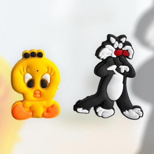 Terlik Süsü Jibbitz Tweety Ve Sylvester 2 Li Set