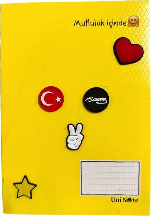 3D Sticker / Etiket Kitap, Defter, Telefon İçin Çift Taraflı Banlı İz Yapmaz
