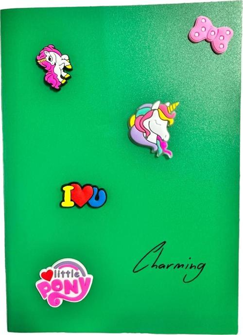 3D Sticker / Etiket 5 Li Set Kitap, Defter, Telefon İçin Çift Taraflı Banlı İz Yapmaz