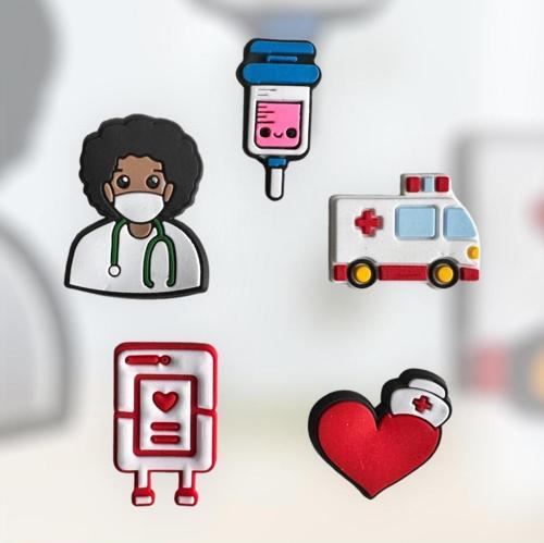 Terlik Süsü Jibbitz Hastane Konsepti 5 Li Set