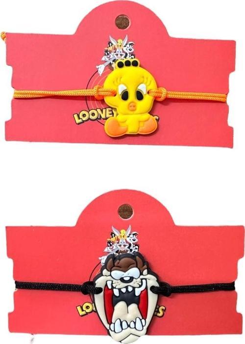 Kartlı Çocuk Bileklik 2 Li Set (Ayarlanabilir Örgü İp)