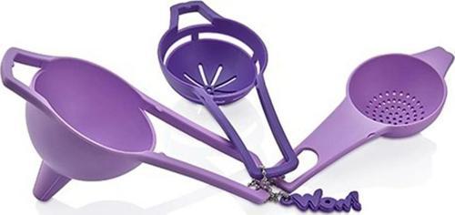 Pratik Yumurta Süzgeci Mini Süzgeç Huni Seti Hepsi Bir Arada