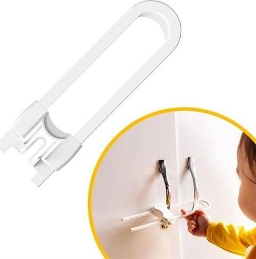 Bebek Çocuk Çekmece Ve Dolap Koruma Raylı Güvenlik Sistemi Emniyet Kilidi