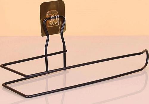 Kendiliğinden Yapışkanlı Krom Paslanmaz Metal Havlu Kağıtlık Aparatı