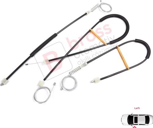 Ford F-Max Truck H625 2018-On 910649101 için Sol Kapı Cam Kriko Tamir Seti