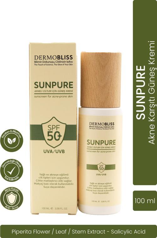 DERMOBLİSS SUNPURE AKNELİ CİLTLER İÇİN GÜNEŞ KREMİ 100 ML