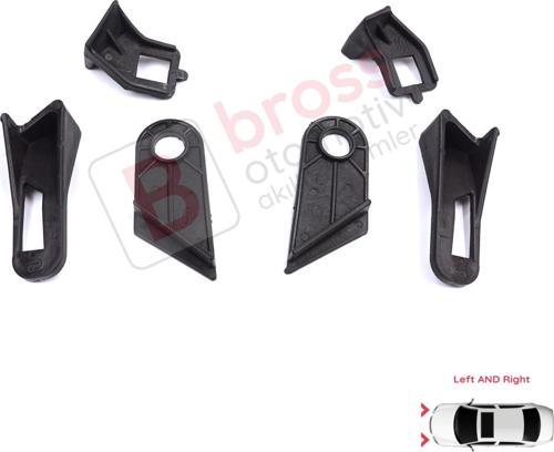 Fiat Abarth Grande Punto MK3 199 2005-2013 89101372SX 89101373DX İçin Sol Sağ Ön Far Ayak Tamir Seti