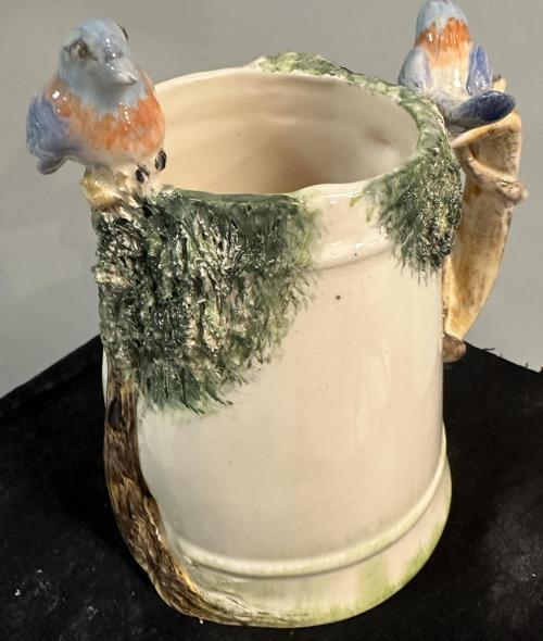 Seramik Vazo – Ağaç Üzerine Konmuş Kuşlar